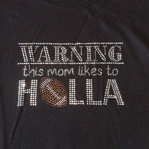 Black football mom tshirt. NWOT